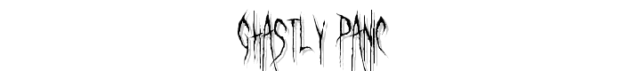 Ghastly Panic font